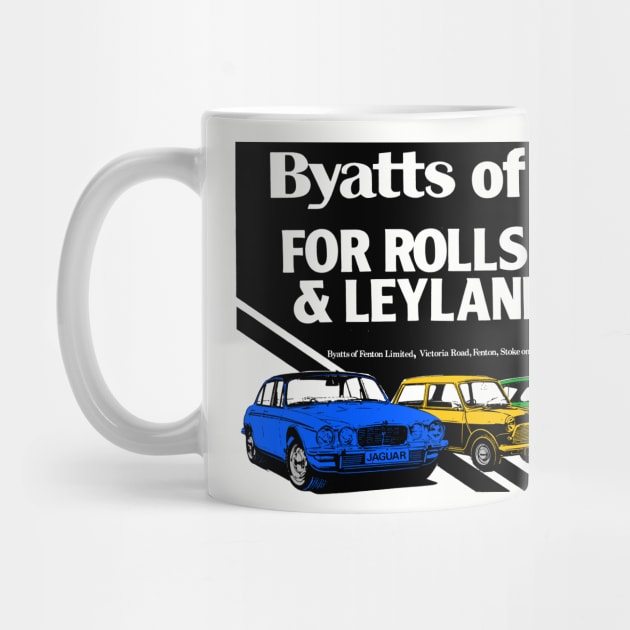 BRITISH LEYLAND CAR DEALERSHIP - advert by Throwback Motors